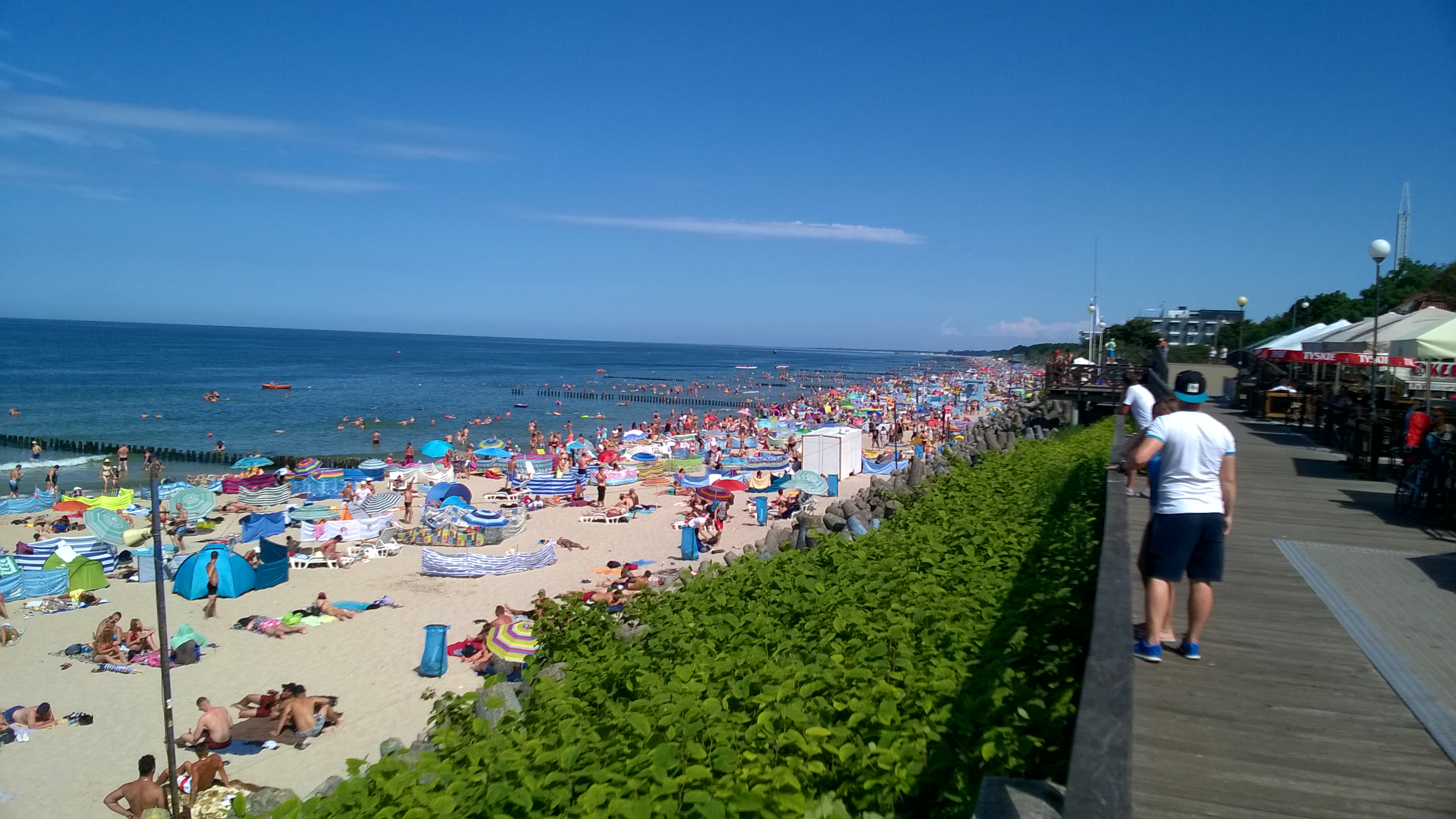 monitoring i alarmy / sieci LAN, usługi informatyczne - INFOMECH na wakacjach nad morzem bałtyckim mielno 2018 - plaża