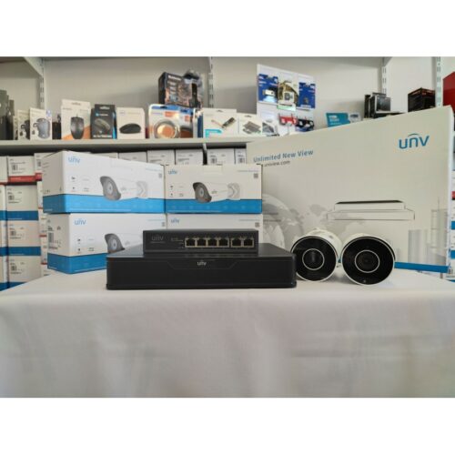 kompletny zestaw monitoringu uniview 4 kamery uniview