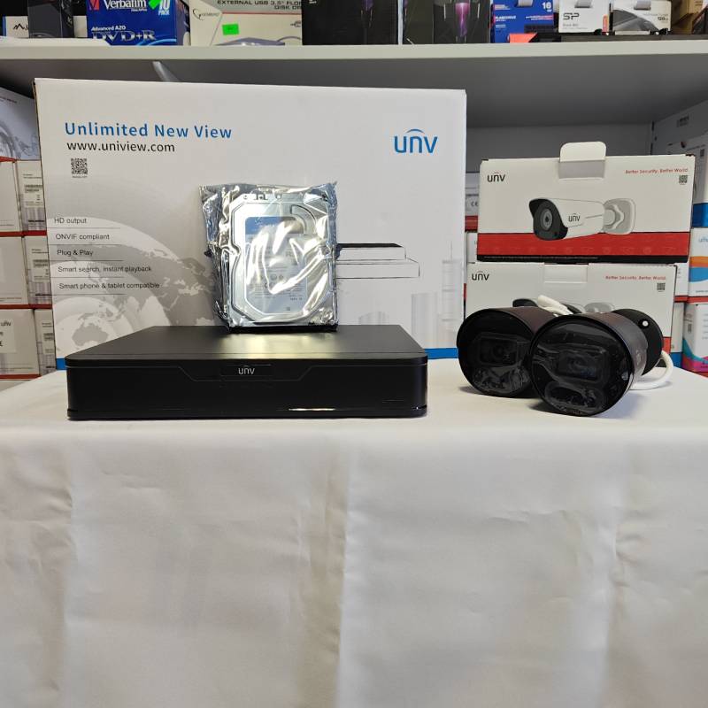 UNIVIEW BLACK 2 KAMERY ZESTAW