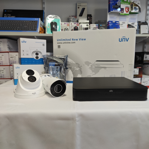 Zestaw monitoringu 2 kamery UNIVIEW 1x IPC3614LB ADF28K G, 1x IPC2124LB ADF28KM G