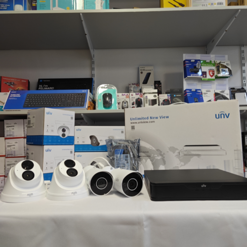 Zestaw monitoringu 4 kamery UNIVIEW 2x IPC3614LB ADF28K G, 2x IPC2124LB ADF28KM G