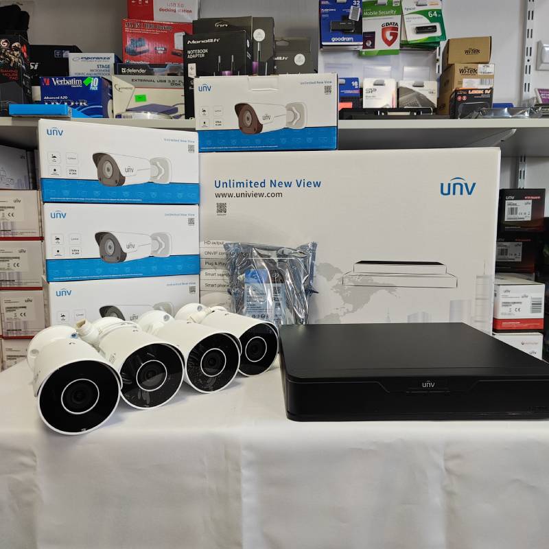Zestaw 4 kamery uniview