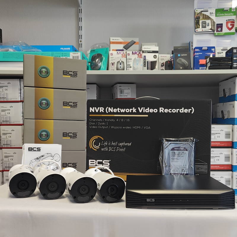 4 Kamery IP BCS BCS P TIP14FSR5
