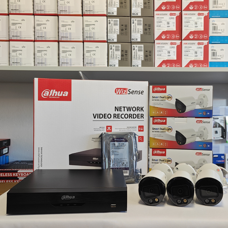 dahua 3 kamery zestaw